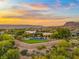 Luxury estate with pool and sunset views in the desert at 5 Promontory Ridge Dr, Las Vegas, NV 89135