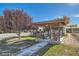 Relaxing gazebo with seating area near stables at 6325 Guy Ave, Las Vegas, NV 89131