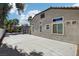 Large side yard with concrete basketball court at 8371 Las Lunas Way, Las Vegas, NV 89129