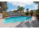 Large, refreshing pool in a private backyard at 8371 Las Lunas Way, Las Vegas, NV 89129