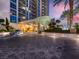 Elegant building entrance with fountain at 2747 Paradise Rd # 1505, Las Vegas, NV 89109