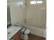 Clean bathroom with a tub, sink, and toilet at 280 Ferndell St, Pahrump, NV 89048