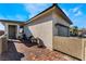 Front exterior view of a single story home with brick walkway at 2375 Albury Ave, North Las Vegas, NV 89086