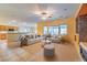 Bright and airy living room with comfortable seating and a fireplace at 5860 Alfano Ave, Pahrump, NV 89061