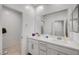 Bright bathroom with double vanity and separate shower at 600 N Carriage Hill Dr # 1179, Las Vegas, NV 89138