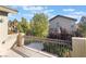 Spacious balcony with metal railing, perfect for outdoor relaxation at 8224 Chimney Bluffs St, North Las Vegas, NV 89085