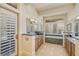 Double vanity bathroom with soaking tub and private access at 26 Cerchio Alto, Henderson, NV 89011