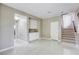 Bright foyer with tile flooring and built-in storage at 11837 Luna Del Mar Ln, Las Vegas, NV 89138