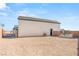 Back exterior of house with side yard and gate at 6380 Leeland Ct, Las Vegas, NV 89149