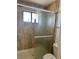 Shower stall with glass enclosure and tiled walls at 2080 Karen Ave # 50, Las Vegas, NV 89169