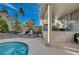 Covered patio with pool access, perfect for outdoor living at 2841 Via Stella St, Henderson, NV 89074