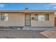 One story home with a security door and small front yard at 4323 Ridgedale Ave, Las Vegas, NV 89121