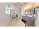 Double vanity bathroom with toilet and shower at 417 Desert Cadence St, Henderson, NV 89011