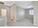 Spacious loft bedroom with wood floors and access to a bathroom at 3313 Brambling Ave, North Las Vegas, NV 89084