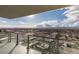 Stunning panoramic city views from a private balcony at 4381 W Flamingo Rd # 3121, Las Vegas, NV 89103