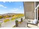 Private patio with mountain views and seating area at 11441 Allerton Park Dr # 213, Las Vegas, NV 89135