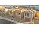 Aerial view of a row of townhouses at 9851 Mojave Mountain St, Las Vegas, NV 89166