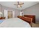 Main bedroom with plush carpeting and ample space for furniture at 2506 Starlight Valley St, Henderson, NV 89044