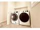 Modern laundry room with washer and dryer at 127 Medianoche St, Las Vegas, NV 89138