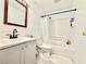 Clean bathroom featuring a bathtub, sink, and vanity at 2515 Donna St # B, North Las Vegas, NV 89030