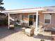 Spacious patio with seating, a grill, and brick pavers at 2231 S Blagg Rd, Pahrump, NV 89048