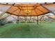 Gazebo with chandelier, perfect for outdoor entertaining at 7438 Desertscape Ave, Las Vegas, NV 89178