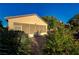 Backyard view of patio and landscaping at 2315 Meteor Shower St, Henderson, NV 89044