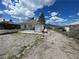 Large backyard with shed and gravel area at 47 Fourth St, McGill, NV 89318