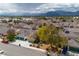 Aerial view of house and surrounding neighborhood, highlighting its location and curb appeal at 5413 Carnation Meadow St, Las Vegas, NV 89130