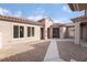 Private courtyard with gravel and walkway at 2365 Black River Falls Dr, Henderson, NV 89044