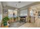 Bright breakfast nook with tile floors and view to backyard at 2430 Antler Point Dr, Henderson, NV 89074