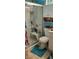 Clean bathroom with shower/tub combo, toilet, and vanity with storage at 492 Macbrey Dr, Las Vegas, NV 89123