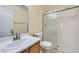 Clean bathroom with shower and updated fixtures at 511 Escoto Pl, Henderson, NV 89052