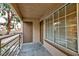 Inviting condo entryway with private door and windows at 9070 Spring Mountain Rd # 104, Las Vegas, NV 89117