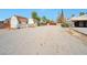 Two large storage sheds on a gravel lot at 4065 W Maulding Ave, Las Vegas, NV 89139