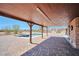 Relaxing pool area with covered patio, brick pavers, and a spa at 4065 W Maulding Ave, Las Vegas, NV 89139