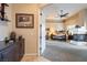 View of Main Bedroom from the hallway at 7110 Crowntop Cir, Las Vegas, NV 89118