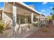 Covered patio extends the living space outdoors at 6141 Markleham Ave, Las Vegas, NV 89130