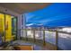 Private balcony showcasing stunning sunset and city views at 322 Karen Ave # 2807, Las Vegas, NV 89109