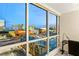 Stunning city skyline view from expansive window wall at 4575 Dean Martin Dr # 1103, Las Vegas, NV 89103