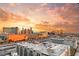 Amazing sunset view of Las Vegas skyline from balcony at 4575 Dean Martin Dr # 1103, Las Vegas, NV 89103