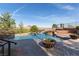 Inviting pool and spa with mountain views at 8 Rue Mediterra Dr, Henderson, NV 89011