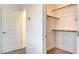 Large walk-in closet with ample shelving and hanging space at 1175 Blossom Point St, Las Vegas, NV 89135