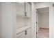 Hallway with built-in storage and access to bedroom at 2540 Highvale Dr, Las Vegas, NV 89134