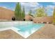 Inviting rectangular pool with surrounding landscaping at 3163 Biccari Ave, Henderson, NV 89044