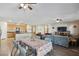 Open concept dining area adjacent to kitchen and living room at 705 Coastal Lagoon St, Henderson, NV 89002