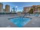 Relaxing hot tub, perfect for unwinding after a long day at 205 E Harmon Ave # 908, Las Vegas, NV 89169