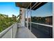 Outdoor balcony with glass railings and city views at 353 E Bonneville Ave # 103, Las Vegas, NV 89101