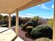 Covered patio offering scenic mountain views at 2109 Alyssa Jade Dr, Henderson, NV 89052