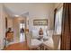 Cozy dining area with a glass-top table and elegant chairs at 2803 Tortoise Ct, Henderson, NV 89074